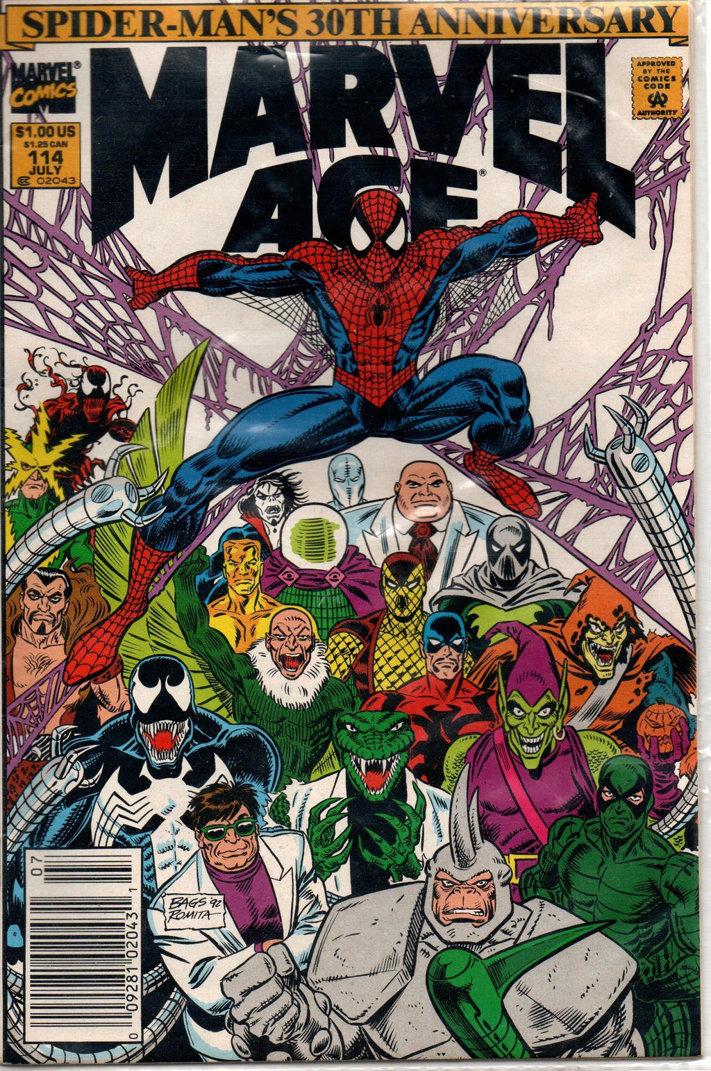 MARVEL AGE #114 JUL 1992